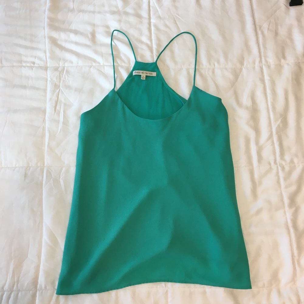 Daniel Rainn Scoop neck Tank in sea green Sz: M